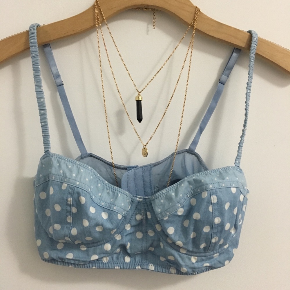Forever 21 polka dot brallete